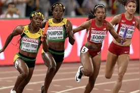 女子4*100米接力决赛，牙买加队霸气夺冠，拉开第二米近10米！视频封面