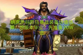 魔兽世界怀旧服：NAXX狂暴战装备价值估算，毕业需要20万G视频封面