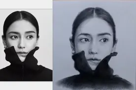 人物素描绘画，黑白灰超立体五官教学绘画，快来一起学习视频封面