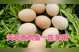 艾草浑身都是宝，用来煮鸡蛋作用这么多，值得收藏视频封面
