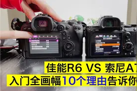 同是入门全画幅微单，佳能EOSR6功能更强大，索尼A7M3性视频封面