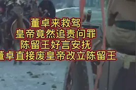 董卓救驾竟被皇帝追责问罪，气愤的董卓疯狂报复，直接废了小皇帝视频封面