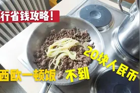 欧洲穷游如何解决吃饭问题？自己做饭大口吃肉，一顿居然不到20元视频封面