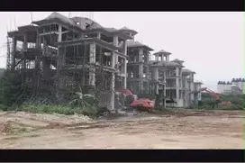 广东惠州惠东违章建筑拆除现场