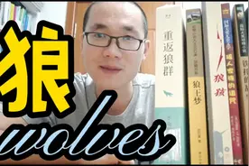 狼，一种凶猛、坚韧、孤傲的动物！和大家分享一下有关狼的书籍！视频封面
