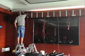 LED会标屏安装过程和手机无线调试之二视频封面