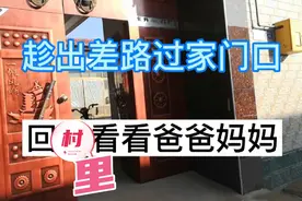出差路过老家附近，回村里看看老爹老妈在干嘛？满屋花开进门香！视频封面