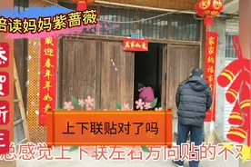 过年了，火红的对联贴起来，父女俩为上下联左右分不清，女婿晕了视频封面