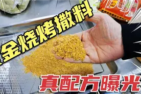 烤面筋烧烤出摊商用专用《黄金烧烤撒料》详细配方，真正的配方。视频封面