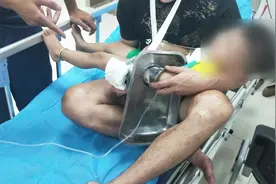 海口两岁男童左手卷进绞肉机，消防一个半小时救援撬开“铁嘴”