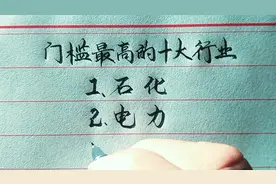 中国门槛最高的十大行业！视频封面