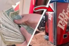 路边拾到废弃自动售货机，用电钻暴力拆开后，一沓“惊喜”来了！视频封面
