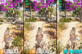 8游戏测试R5 3600X vs R5 3600 vs i5-9600K：谁更值得买？