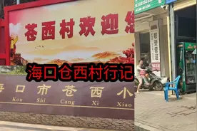 海口仓西村行记，一个椰海大道旁的热闹的大村子视频封面