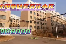沈阳皇姑区20多年的老小区，黄金地段位置好，均价8000，有点挡光
