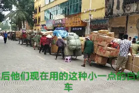 中越边境，发越南的商品为何用自行车运输?轮胎压爆也要继续前行