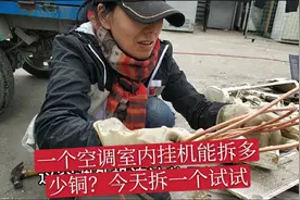 东北男子跟媳妇拆空调室内机，看看拆了卖划算，还是直接卖划算？视频封面
