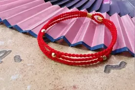 简单红绳14k金珠，三生绳极细款编织方法教程详细，送给你爱的人视频封面