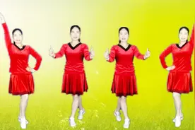 姐妹32步广场舞《黄土高坡》动感有活力的健身操视频封面