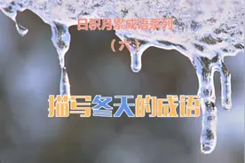 小学语文日积月累（6）描写冬天的成语视频封面