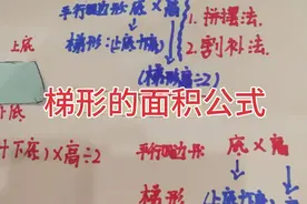 五年级小学生讲题：梯形的面积公式视频封面