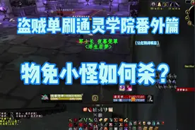 键来！！！盗贼怎么打通灵学院物理免疫小怪？并不需要演员视频封面
