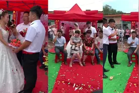 结婚的大喜的日子，为何新郎会流泪，原来是新娘子的一席话感动的视频封面