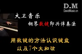 钢琴数键法即兴伴奏