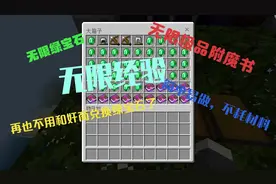 无限绿宝石，无限极品附魔书，刷经验，简单易做，仅限于基岩版视频封面