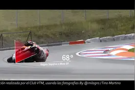 Marc Marquez 马奎斯经典的68°压弯 目前为止motogp压弯的极限。