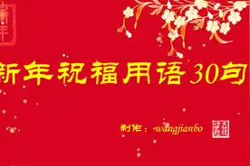 新年英语祝福用语30句每日3句第7日视频封面