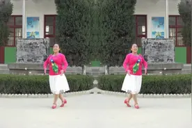 广场舞《撸起袖子加油干》中华大地美呀美，励志歌曲，好听好看视频封面