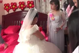 广西一对新人结婚，新娘到家了好漂亮，很美丽。视频封面
