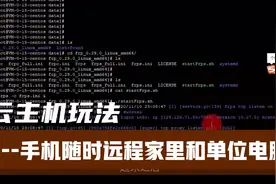 云主机+frp实现随时手机远程控制家里和单位电脑，程序员加班神器视频封面