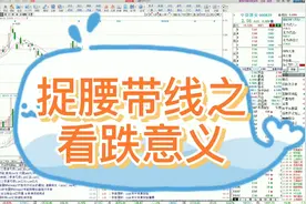 股市入门，K线基础教学之看跌捉腰带线，散户3分钟学会！视频封面