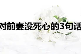 男人离婚后，对前妻还没死心的3句话！视频封面
