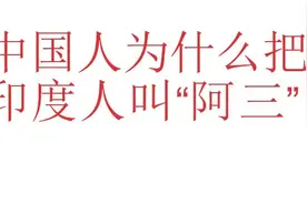 中国人为什么把印度人叫“阿三”？大当家1分钟告诉你原因视频封面