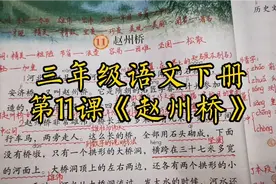 三年级语文下册第11课《赵州桥》课文讲解视频封面