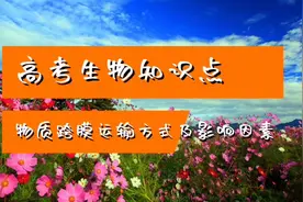 高考生物知识点：物质跨膜运输方式及影响因素必备点视频封面