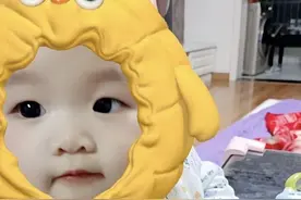 9个月多月宝宝调皮被面壁思过