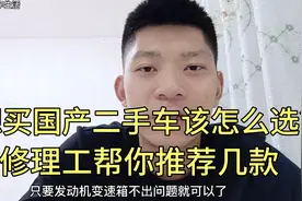 谁说国产二手车不能买？修理工帮你推荐几款性价比高的车型！视频封面