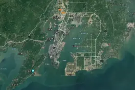 卫星图看广西防城港市港口区，近十几年发展速度特别快