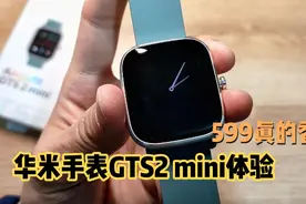 只卖599元？华米GTS2 mini体验：这不就是小的Apple Watch吗？视频封面