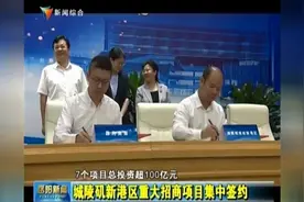 城陵矶新港区重大招商项目集中签约视频封面