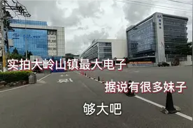 实拍东莞市大岭山镇最大电子厂，妹子多是单身同事的首先工厂视频封面