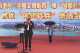 阆中市全国文明卫生城市和国家卫生城市首批创建标兵表彰会在视频封面