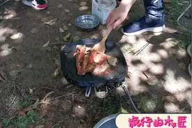 户外野炊，试试用烤盘烤鱼，味道好极了视频封面