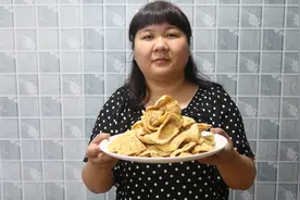 想吃炸麻叶不用出去买了，教你在家做，酥脆焦香，关键都在和面上视频封面