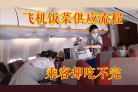 飞机饭菜供应流程？乘客却吃不完？不会再要第二份视频封面