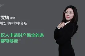 债权人申请财产保全的条件都有哪些视频封面